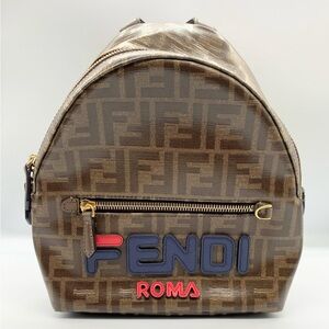 Fendi x FILA Mini Mania Zucca Backpack